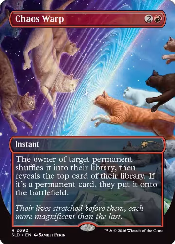 Chaos Warp (2692), Secret Lair Drop Series — Magic card price