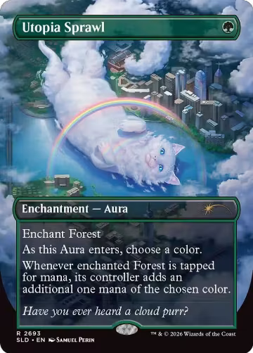 Utopia Sprawl (2693) (2693), Secret Lair Drop Series — Magic card price