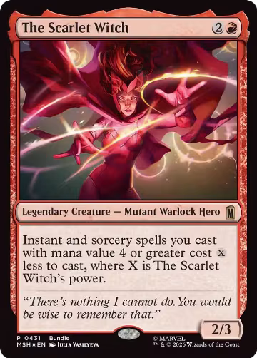The Scarlet Witch (431), Unique and Miscellaneous Promos — Magic card price