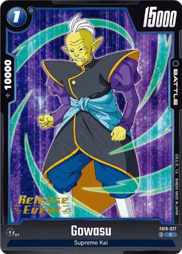 Gowasu (FB10-027), Cross Force Release Event Cards — DB Fusion card price