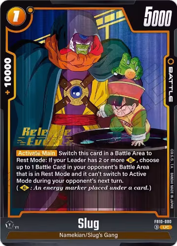 Slug - FB10-080 (FB10-080), Cross Force Release Event Cards — DB Fusion card price
