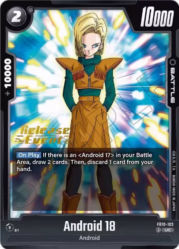 Android 18 - FB10-103 (FB10-103) — card price