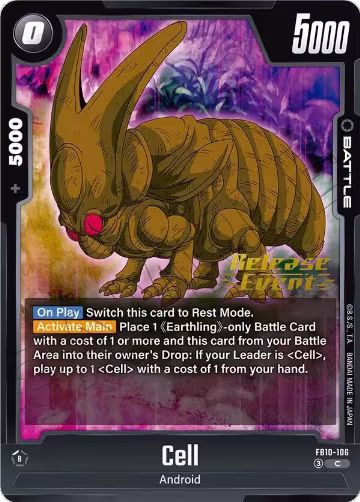 Cell - FB10-106 (FB10-106), Cross Force Release Event Cards — DB Fusion card price