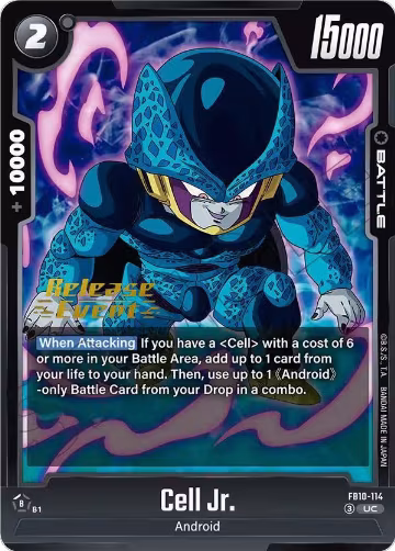 Cell Jr. (FB10-114), Cross Force Release Event Cards — DB Fusion card price