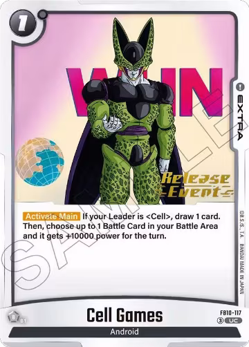 Cell Games (FB10-117), Cross Force Release Event Cards — DB Fusion card price