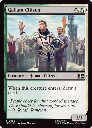Gallant Citizen (820), Commander: Marvel Super Heroes — Magic card price