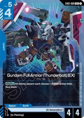 Gundam Full Armor (Thunderbolt) (EX) (EB01-009), Eternal Nexus — Gundam card price