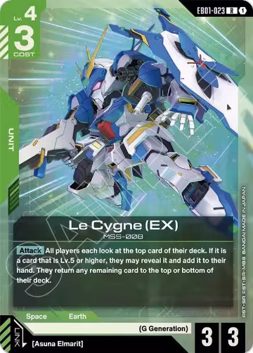 Le Cygne (EX) (EB01-023), Eternal Nexus — Gundam card price