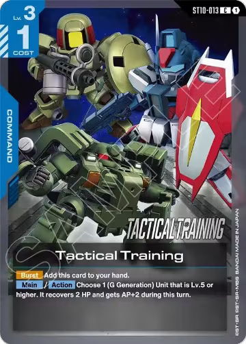 Tactical Training (ST10-013), Starter Deck 10: Generation Pulse — Gundam card price