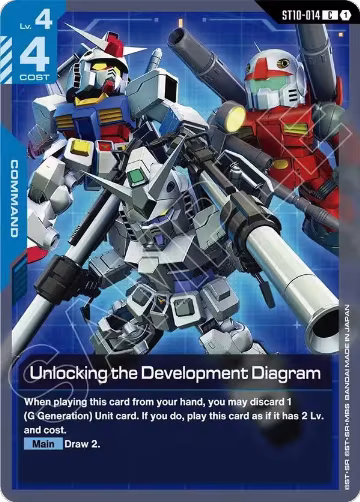 Unlocking the Development Diagram (ST10-014), Starter Deck 10: Generation Pulse — Gundam card price