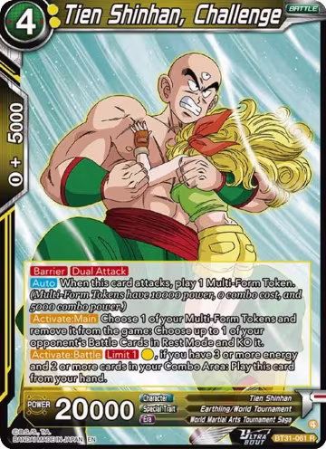 Tien Shinhan, Challenge (BT31-061), Impact Beyond Dimensions — DB Super card price