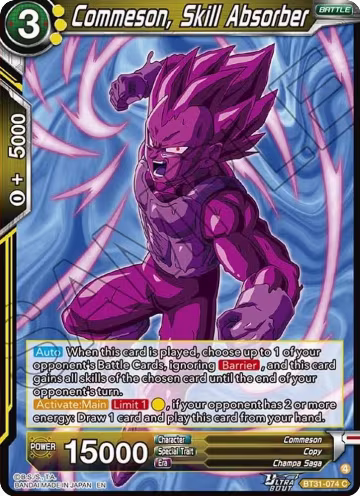 Commeson, Skill Absorber (BT31-074), Impact Beyond Dimensions — DB Super card price