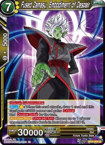 Fused Zamasu, Embodiment of Despair (BT31-079), Impact Beyond Dimensions — DB Super card price