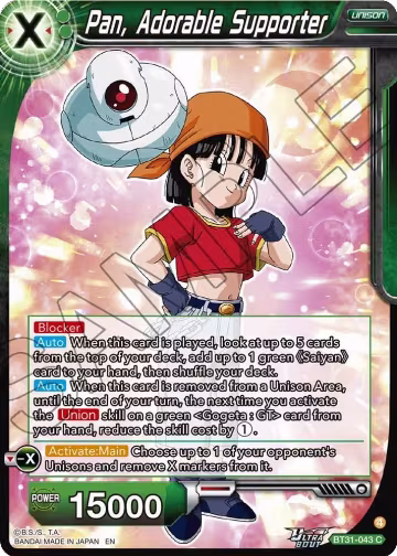 Pan, Adorable Supporter (BT31-043), Impact Beyond Dimensions — DB Super card price