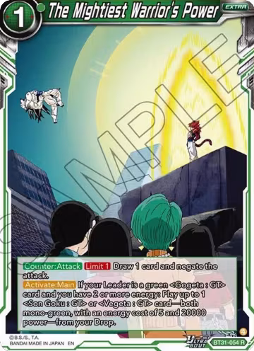 The Mightiest Warrior's Power (BT31-054), Impact Beyond Dimensions — DB Super card price