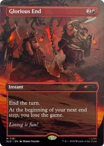Glorious End (7161), Secret Lair Drop Series — Magic card price