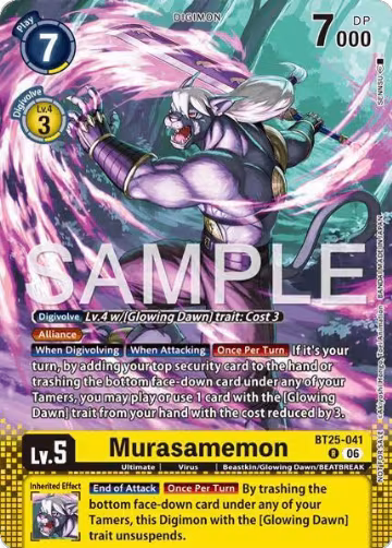 Murasamemon (Event Pack 10) (BT25-041 R), Dual Revolution — Digimon card price