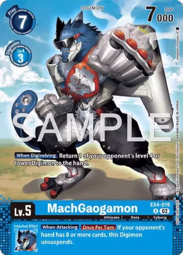 MachGaogamon (Event Pack 10) (EX4-019 R), Alternative Being Booster — Digimon card price