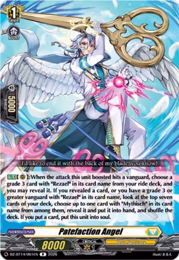 Patefaction Angel (DZ-BT14/061EN), DZ-BT14: Envoys of the Crimson Moon — Vanguard card price