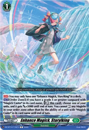 Enhance Magick, Starylking (DZ-BT14/116EN), DZ-BT14: Envoys of the Crimson Moon — Vanguard card price