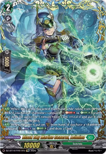 Black Sky Marine General, Leimina (FFR) (DZ-BT14/FFR17EN), DZ-BT14: Envoys of the Crimson Moon — Vanguard card price