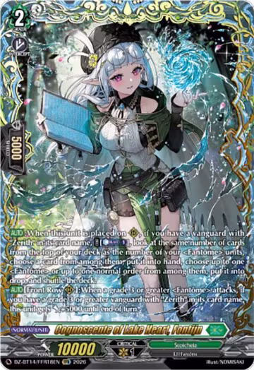 Cognoscente of Lake Heart, Fontijn (FFR) (DZ-BT14/FFR18EN), DZ-BT14: Envoys of the Crimson Moon — Vanguard card price