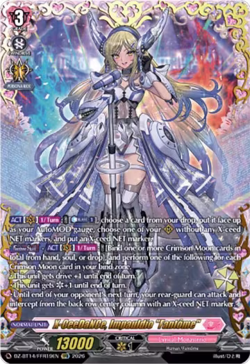 X-CeeDaNCe, Impauldio "Fantome" (FFR) (DZ-BT14/FFR19EN), DZ-BT14: Envoys of the Crimson Moon — Vanguard card price