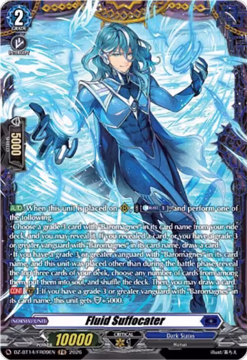 Fluid Suffocater (FR) (DZ-BT14/FR09EN), DZ-BT14: Envoys of the Crimson Moon — Vanguard card price