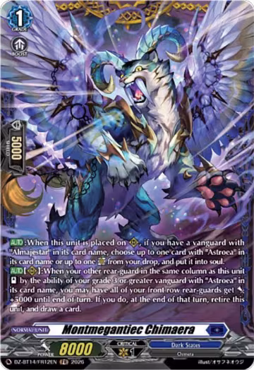 Montmegantiec Chimaera (FR) (DZ-BT14/FR12EN), DZ-BT14: Envoys of the Crimson Moon — Vanguard card price