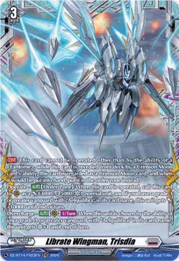Librate Wingman, Trisdia (FR) (DZ-BT14/FR23EN), DZ-BT14: Envoys of the Crimson Moon — Vanguard card price