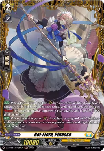 Bel-Fiore, Pinesse (FR) (DZ-BT14/FR29EN), DZ-BT14: Envoys of the Crimson Moon — Vanguard card price