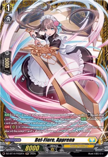 Bel-Fiore, Apprena (FR) (DZ-BT14/FR32EN), DZ-BT14: Envoys of the Crimson Moon — Vanguard card price
