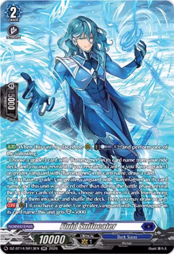 Fluid Suffocater (SR) (DZ-BT14/SR13EN), DZ-BT14: Envoys of the Crimson Moon — Vanguard card price