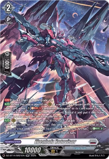 Ebenholz Rotovisor (SR) (DZ-BT14/SR21EN), DZ-BT14: Envoys of the Crimson Moon — Vanguard card price