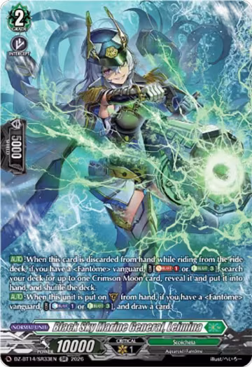 Black Sky Marine General, Leimina (SR) (DZ-BT14/SR33EN), DZ-BT14: Envoys of the Crimson Moon — Vanguard card price