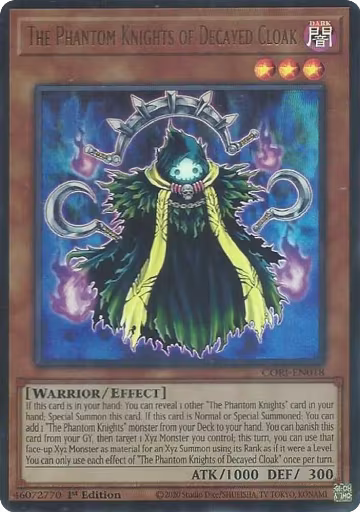 The Phantom Knights of Decayed Cloak (CORI-EN018), Chaos Origins — Yu-Gi-Oh! card price