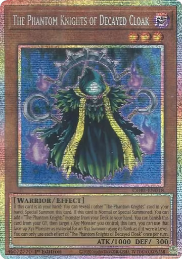 The Phantom Knights of Decayed Cloak (Starlight Rare) (CORI-EN018), Chaos Origins — Yu-Gi-Oh! card price