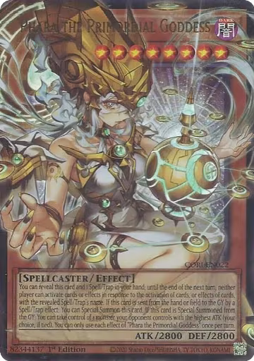 Phara the Primordial Goddess (Extended Art) (CORI-EN022), Chaos Origins — Yu-Gi-Oh! card price
