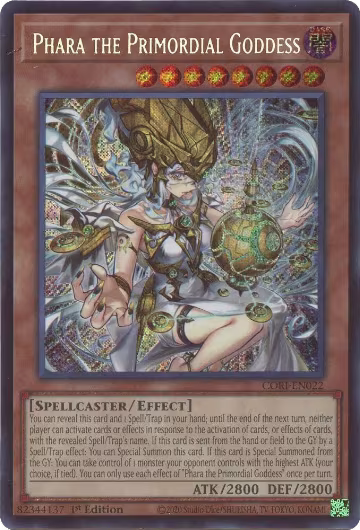 Phara the Primordial Goddess (Secret Rare) (CORI-EN022), Chaos Origins — Yu-Gi-Oh! card price