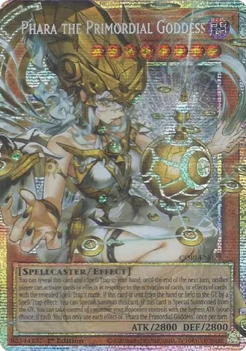 Phara the Primordial Goddess (Starlight Rare) (Extended Art) (CORI-EN022) — card price