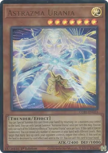 Astrazma Urania (CORI-EN023), Chaos Origins — Yu-Gi-Oh! card price