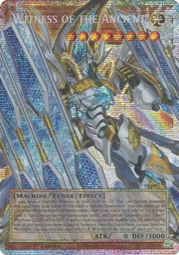 Witness of the Ancient (Starlight Rare) (Extended Art) (CORI-EN081), Chaos Origins — Yu-Gi-Oh! card price