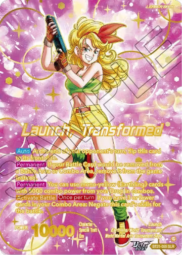 Launch // Launch, Transformed (SLR) (BT31-055), Impact Beyond Dimensions — DB Super card price