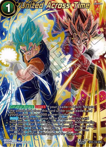 United Across Time (SPR) (BT31-110), Impact Beyond Dimensions — DB Super card price