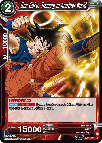 Son Goku, Training in Another World (BT31-009), Impact Beyond Dimensions — DB Super card price