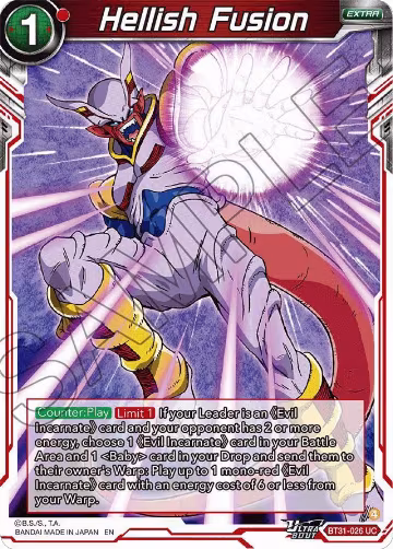 Hellish Fusion (BT31-026), Impact Beyond Dimensions — DB Super card price