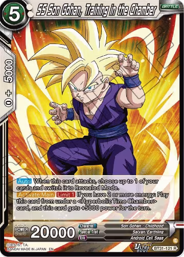 SS Son Gohan, Training in the Chamber (BT31-121), Impact Beyond Dimensions — DB Super card price
