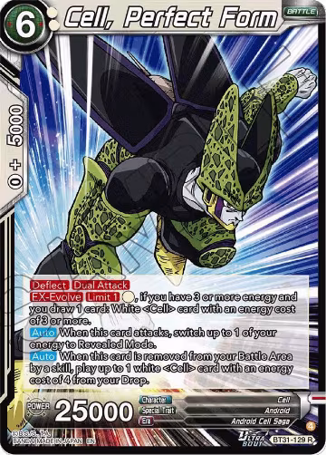 Cell, Perfect Form (BT31-129), Impact Beyond Dimensions — DB Super card price