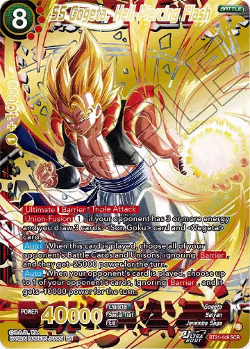 SS Gogeta, Hell-Piercing Flash (BT31-149) — card price