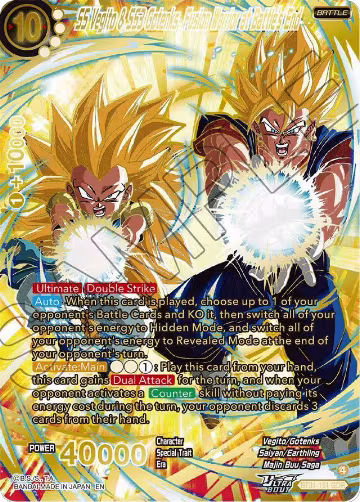 SS Vegito & SS3 Gotenks, Fusion Warrior at Battle's End (GDR) (BT31-151), Impact Beyond Dimensions — DB Super card price